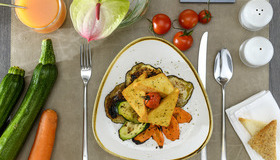 Tofu con verdure grigliate