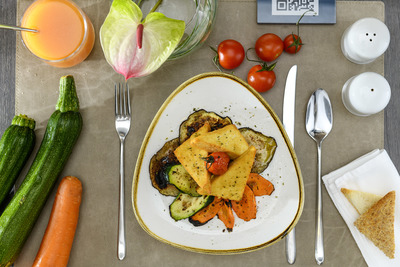 Tofu con verdure grigliate